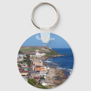 Porte-clés Littoral de vieux San Juan, Porto Rico