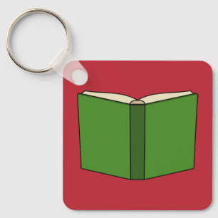 Porte-clés Livre Vert Dessin Animé