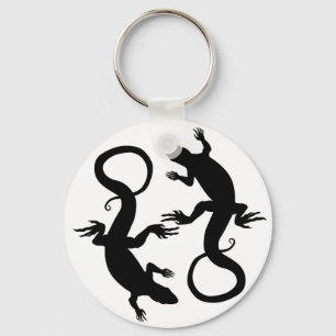 Porte-clés Lizard Art Porte - clé Cool Retro Reptile Art Cade
