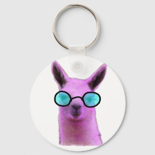 Porte-clés Llama rose Cool !