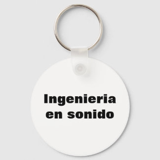 Porte-clés Llavero ingeniero en sonido