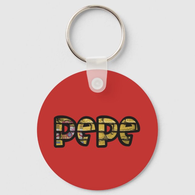 Porte-clés Llavero personalizado Pepe (Recto)