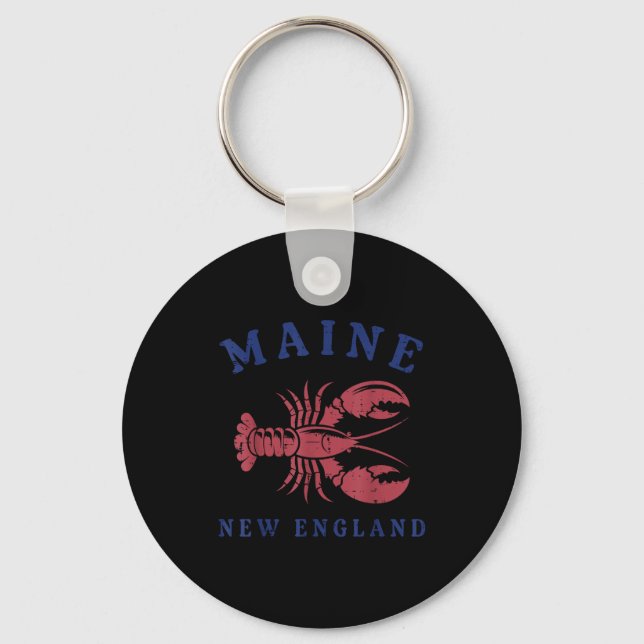 Porte-clés Lobster Maine New England Cool Seafood Lover Men W (Recto)