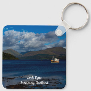 Porte-clés Loch Fyne, Inveraray, Scotland Keyring