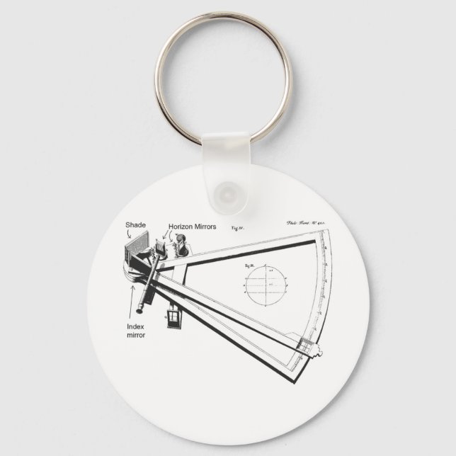 Porte-clés L'octant de Hadley (Recto)