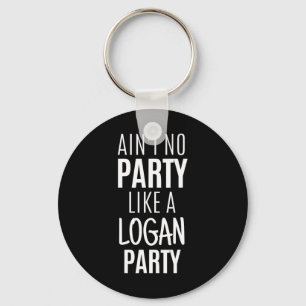 Porte-clés Logan Funny Nom personnalisé fête Anniversaire Chr
