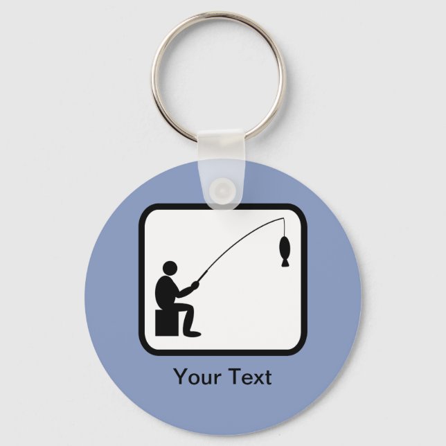 Porte-clés Logo Angler personnalisable (Recto)