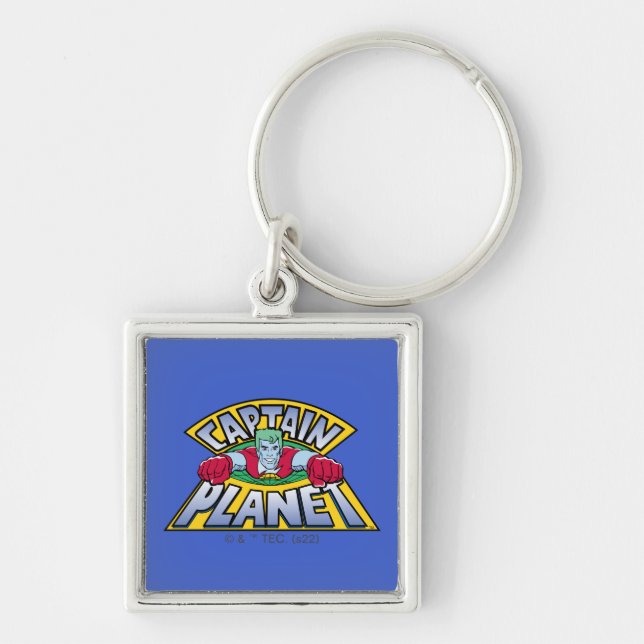 Porte-clés Logo Captain Planet (Devant)