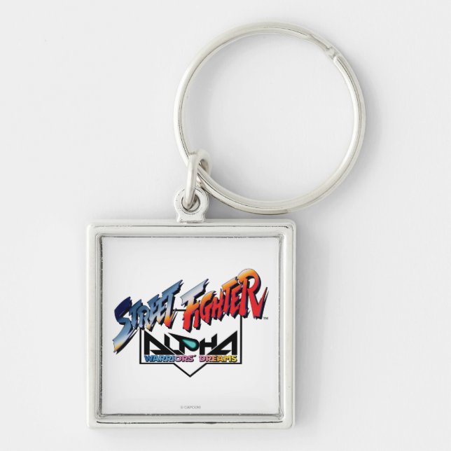 Porte-clés Logo d'alpha de Street Fighter (Devant)