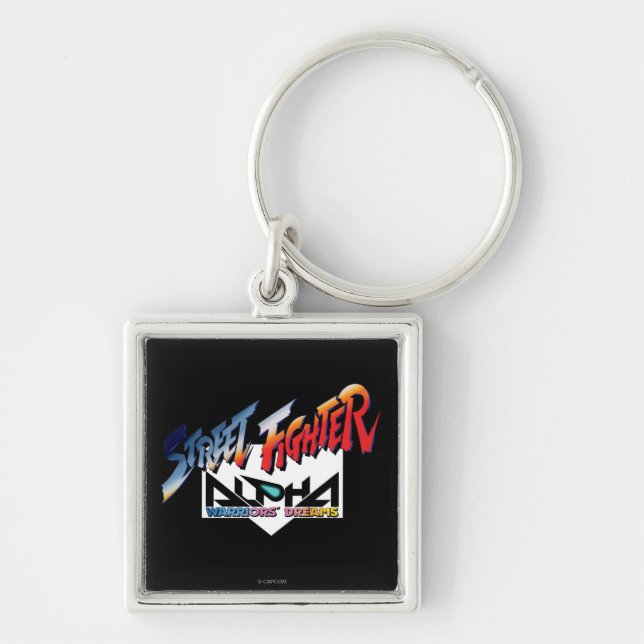Porte-clés Logo d'alpha de Street Fighter (Devant)