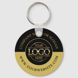 Porte-clés Logo d'arrondi d'affaires personnalisé promotionne