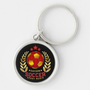 Porte-clés Logo de football personnalisé Cadeaux d'annivers