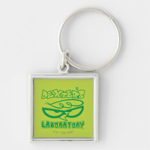 Porte-clés Logo de la face de laboratoire de Dexter