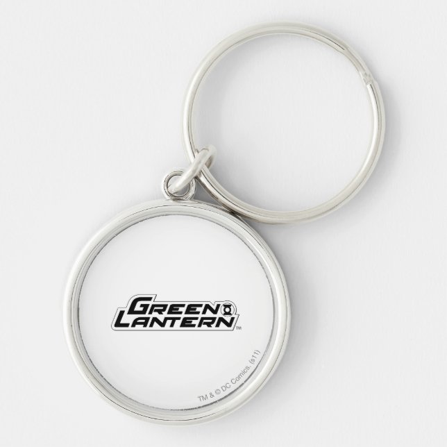 Porte-clés Logo de la lanterne verte 3 (Devant)