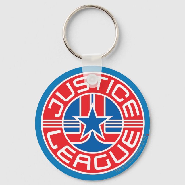 Porte-clés Logo de la Ligue de la Justice (Recto)