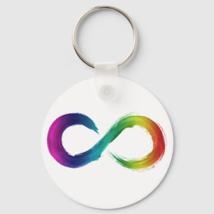 Porte-clés logo de la neurodiversité porte - clé