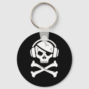Porte-clés Logo de la piraterie anti-RIAA de pirate de