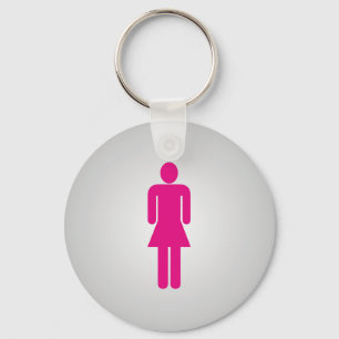 Porte-clés Logo de la salle de bain pour femmes
