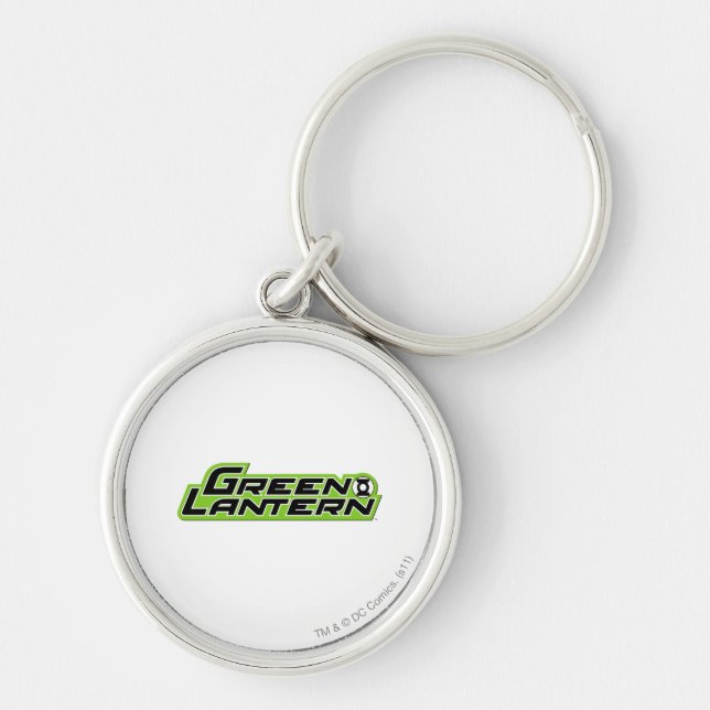 Porte-clés Logo de lanterne verte 2 (Devant)