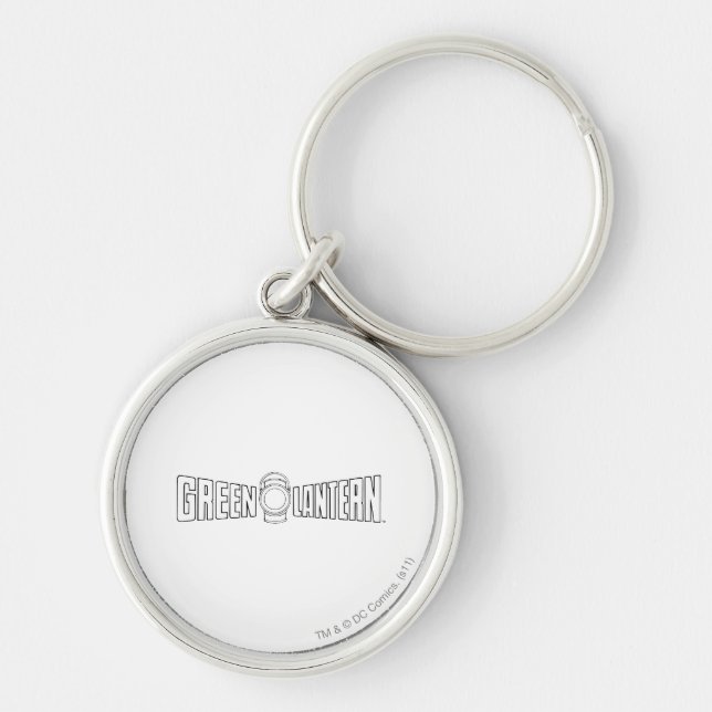 Porte-clés Logo de lanterne verte 6 (Devant)