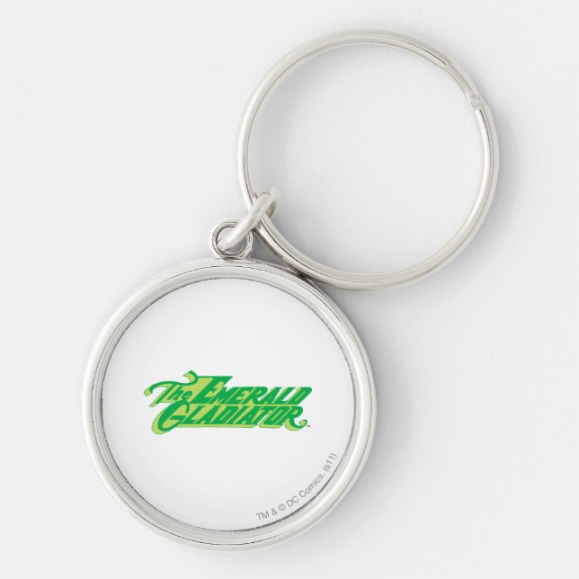 Porte-clés Logo de lanterne verte 8 (Devant)
