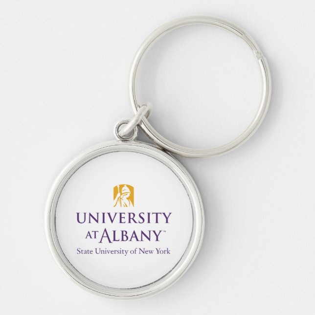 Porte-clés Logo de l'Université d'Albany (Devant)
