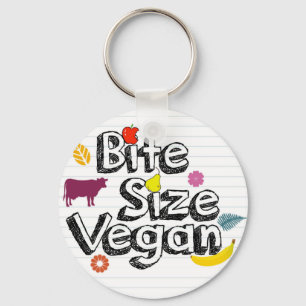 Porte-clés Logo de porte - clé végétalien de taille de
