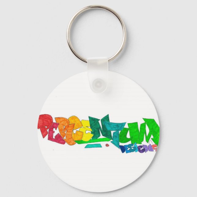 Porte-clés Logo de pourcentage (Recto)