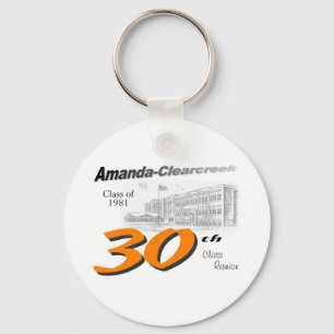 Porte-clés Logo de réunion de la 30e classe ACHS