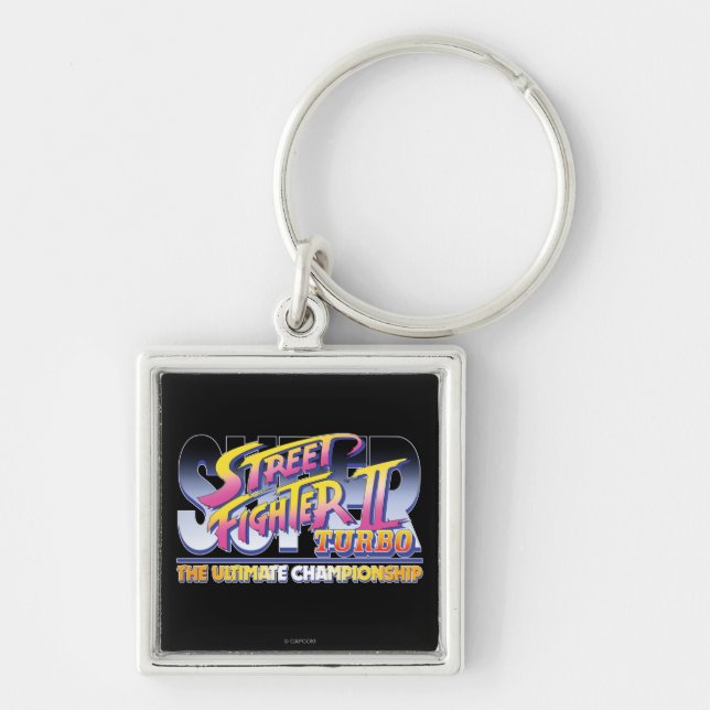 Porte-clés Logo de Street Fighter II Turbo UC (Devant)