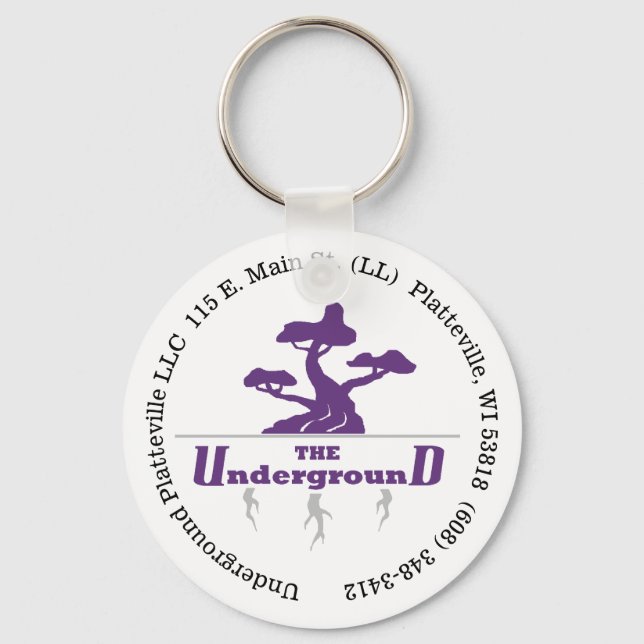 Porte-clés Logo d'entreprise (Recto)