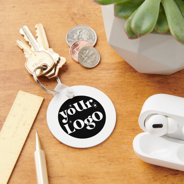 Porte-clés Logo d'entreprise de marque (Bureau)