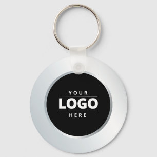 Porte-clés Logo d'entreprise Silver Code QR Porte - clé emplo