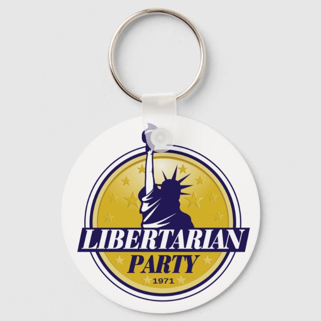 Porte-clés Logo du Parti Libertarien (Recto)