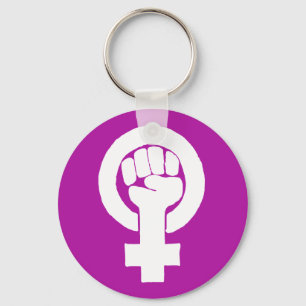 Porte-clés Logo, féministe/feminista, égalité/igualidad :