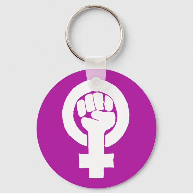 Porte-clés Logo, féministe / féministe, égalité / igualidad : (Recto)
