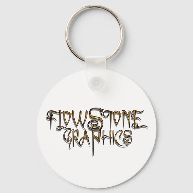 Porte-clés Logo Flowstone Graphics (Recto)