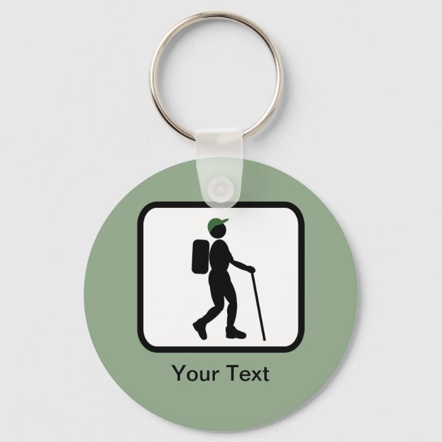 Porte-clés Logo Hiker personnalisable (Recto)