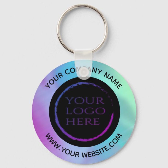 Porte-clés Logo Holographique personnalisé porte - clé (Recto)