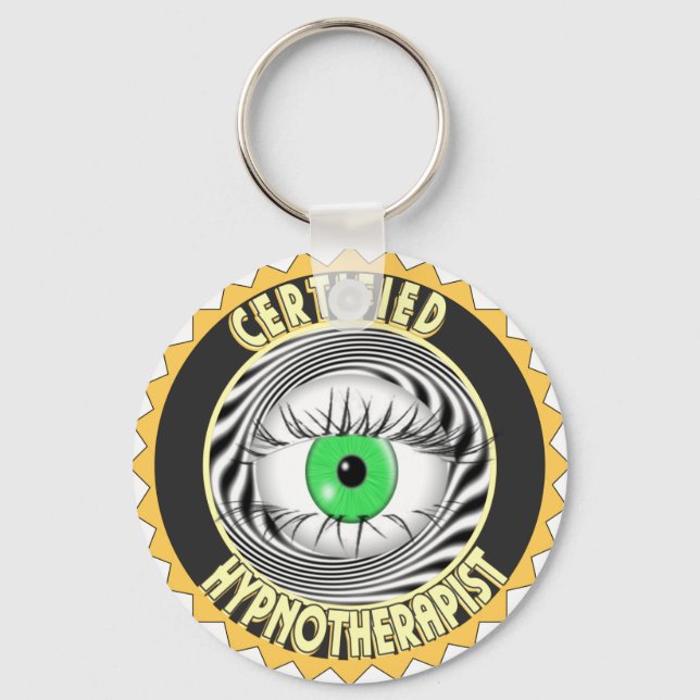 PORTE-CLÉS LOGO HYPNOTHÉRAPEUTIQUE CERTIFIÉ (Recto)
