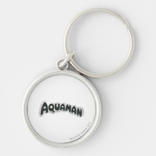 Porte-clés Logo noir Aquaman Grunge (Devant)