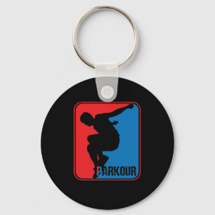 Porte-clés logo parkour