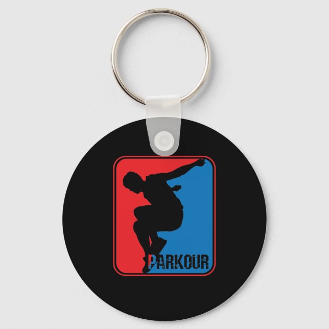 Porte-clés logo parkour (Recto)