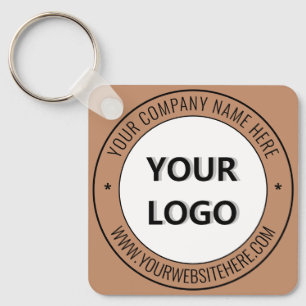 Porte-clés Logo personnalisé et texte promotionnel Porte - cl