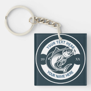 Porte-clés Logo personnalisé pour la pêche au black bass
