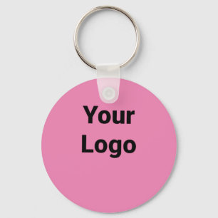 Porte-clés Logo personnalisé simple et élégant ici société g