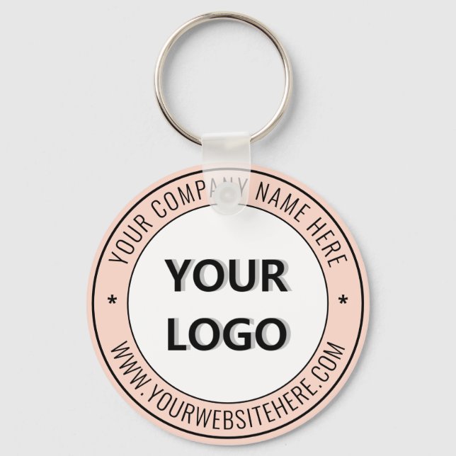 Porte-clés Logo personnalisé Texte promotionnel Porte - clé p (Recto)
