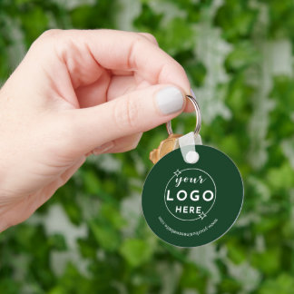 Porte-clés Logo professionnel minimaliste vert