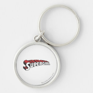 Porte-clés Logo rouge et blanc de Supergirl