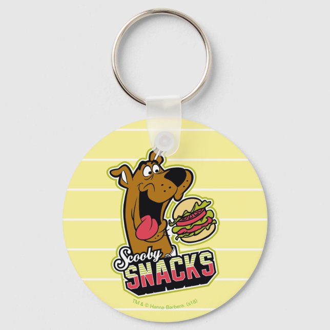 Porte-clés Logo Scooby-Doo "Scooby Snacks" (Recto)